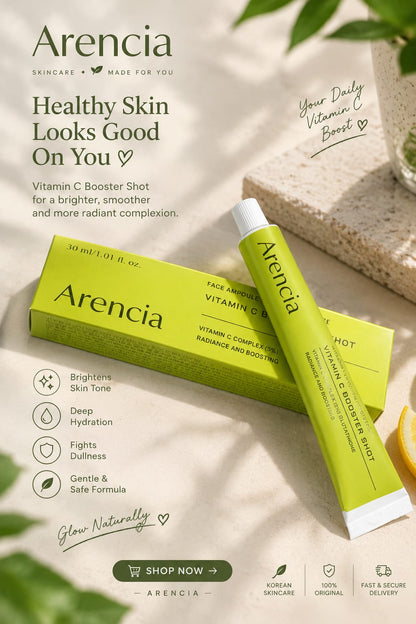 Arencia Vitamin C Booster Shot Face & Eye Cream – 30ml